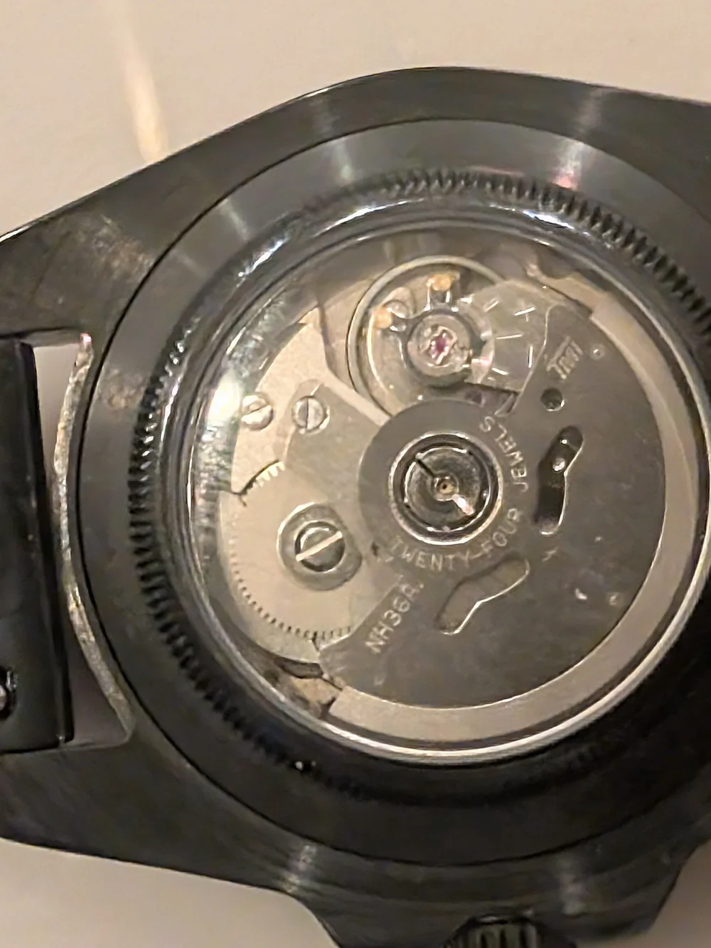 Custom Seiko Mod Automatic Diver • Black & Gold • NH36 • Built by Jonathan JP